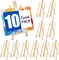 10-Pack 17-Inch Wooden Tabletop Easels – Pine Wood Tripod for Canvas Painting, Art Display, Paint Parties, Kids & Student Desktop Easels (WOOD)